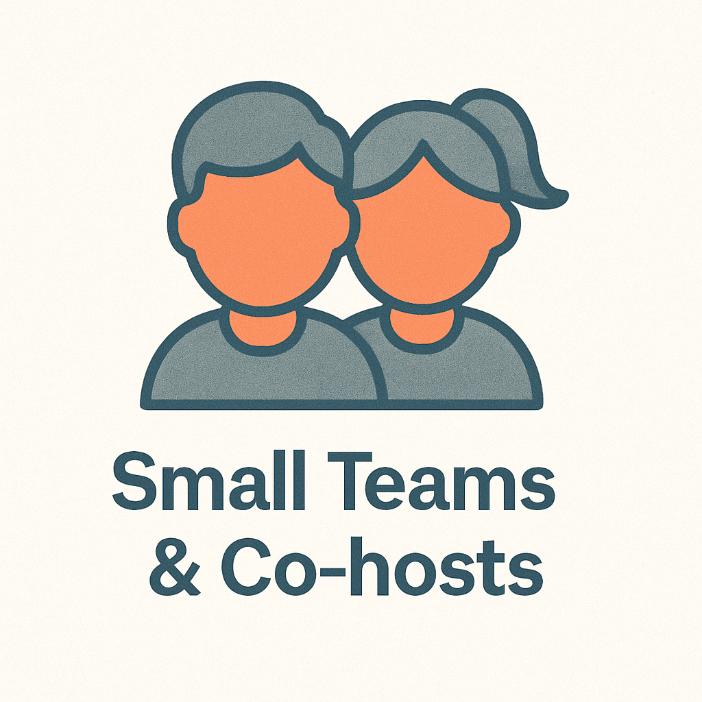 Small Teams & Co-hosts